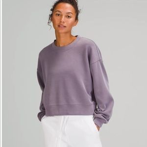 Lululemon perfectly oversized crew crop softstream